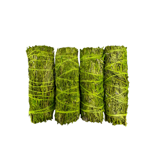 Patchouli Blue Sage Smudge Stick - Green Sage