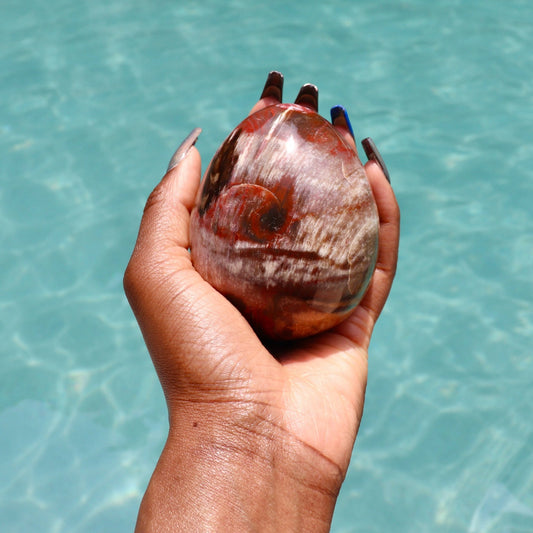 Large Ocean Jasper Egg (603 g)
