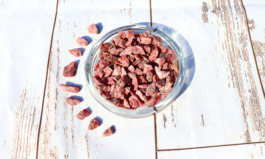 rough rhodonite minis