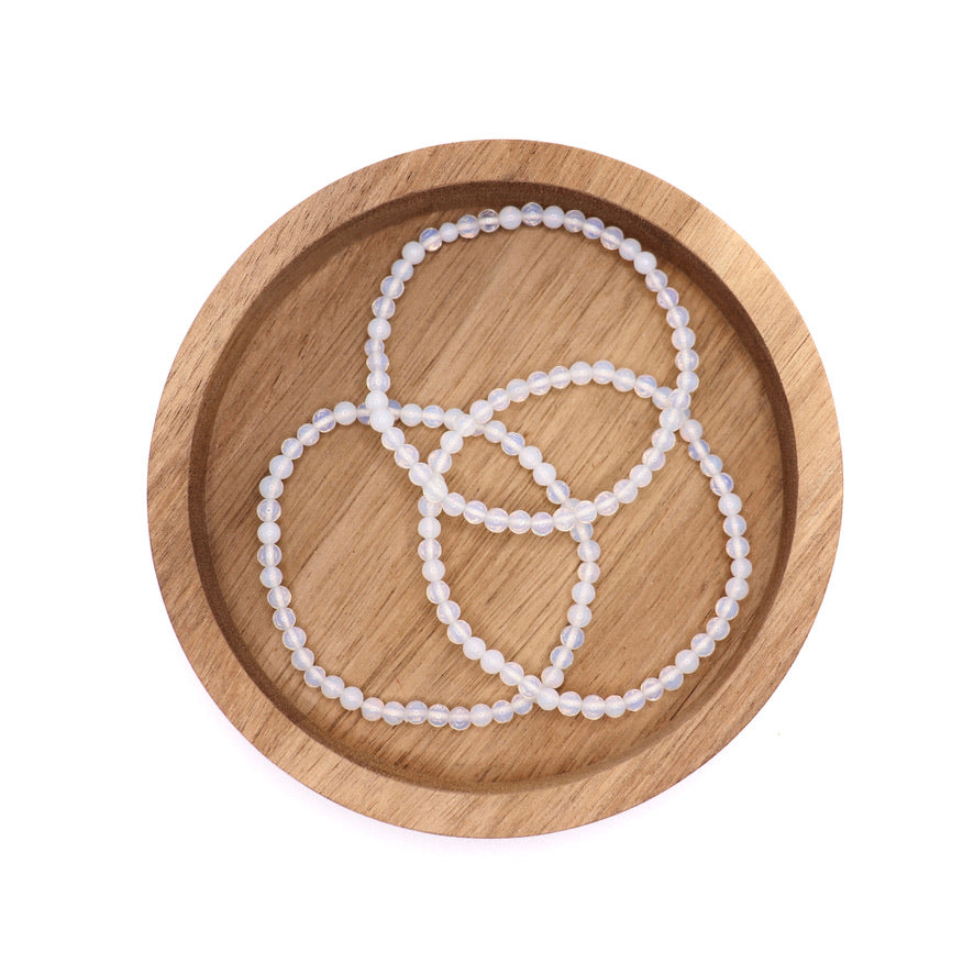 4 mm Opalite Elastic Bracelet