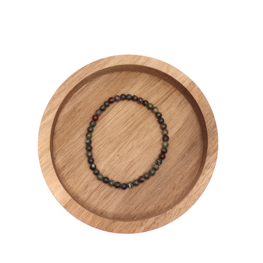 4 mm dragons blood jasper elastic bracelet