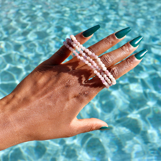 4 mm ruby jade bracelet