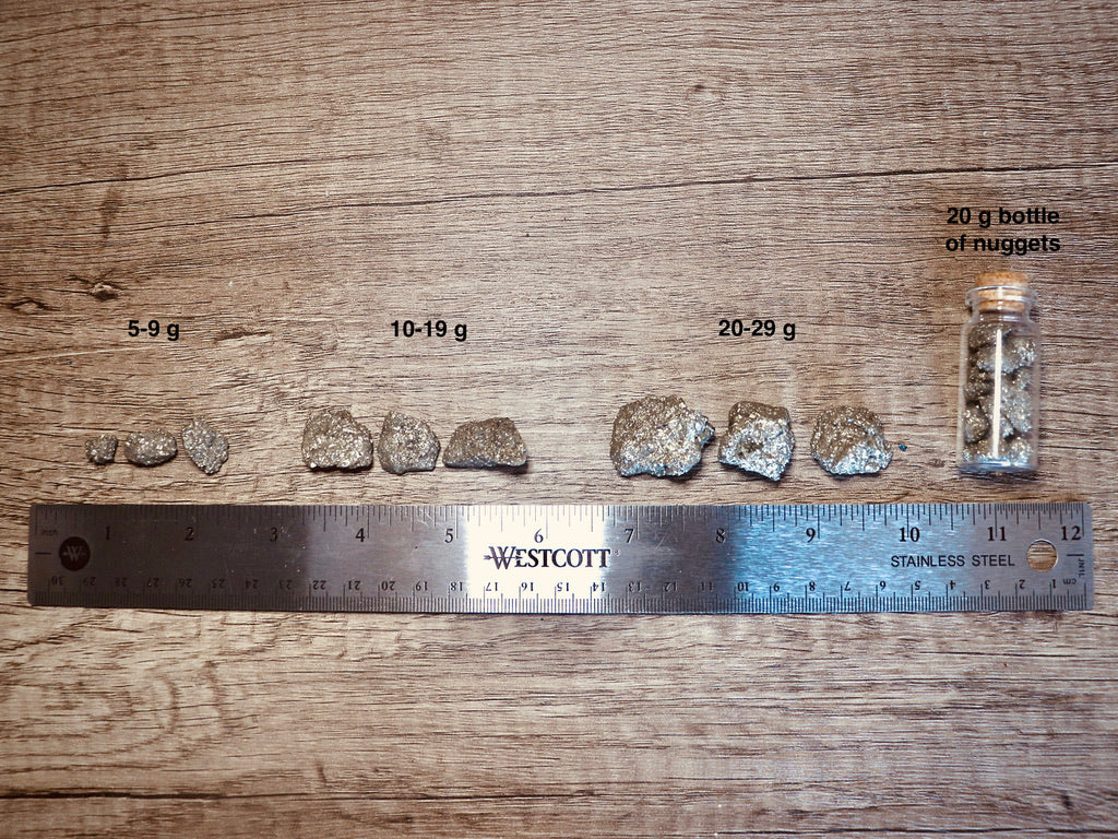 rough pyrite fool's gold