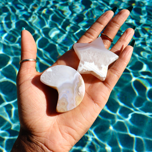 Agate Moon or Star