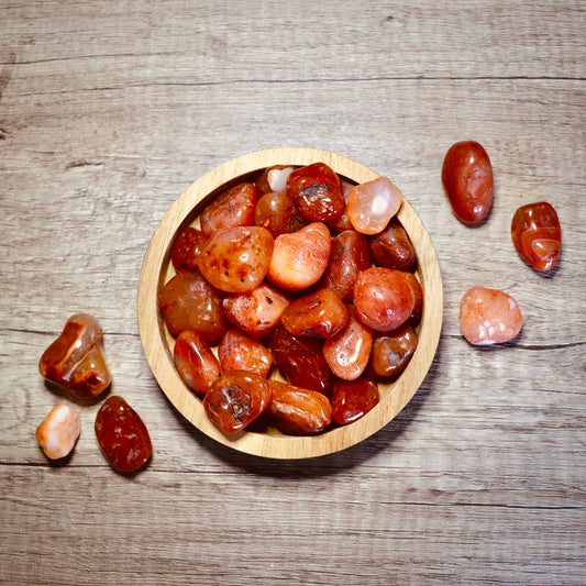 tumbled carnelian