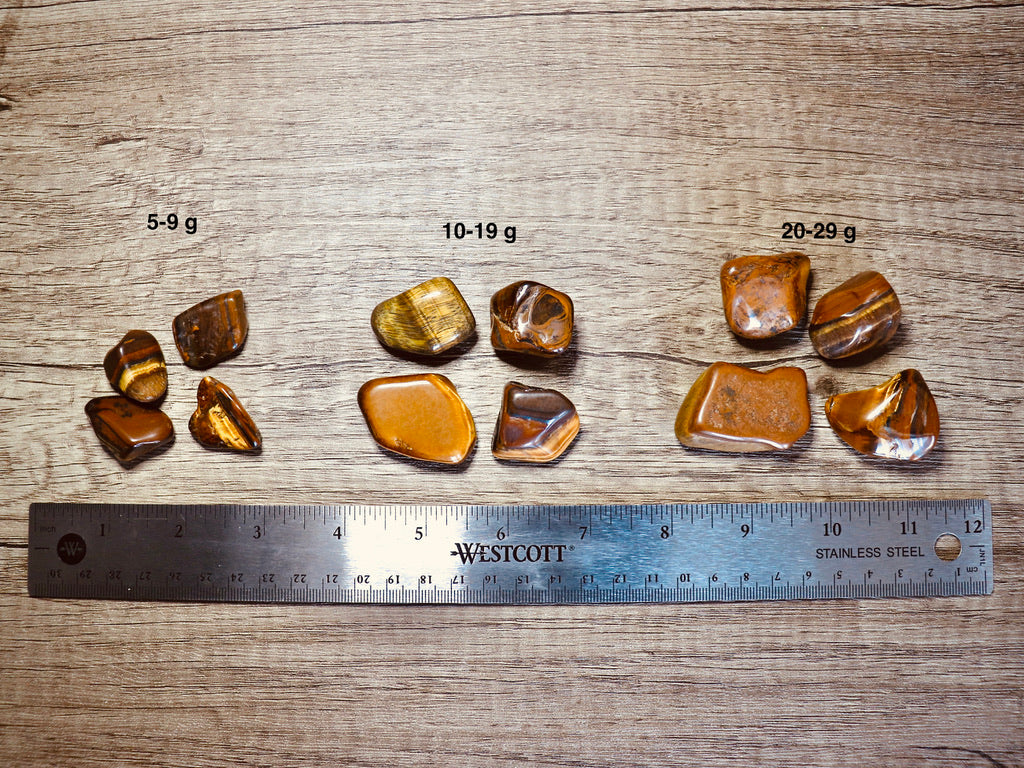 tumbled gold tiger's eye