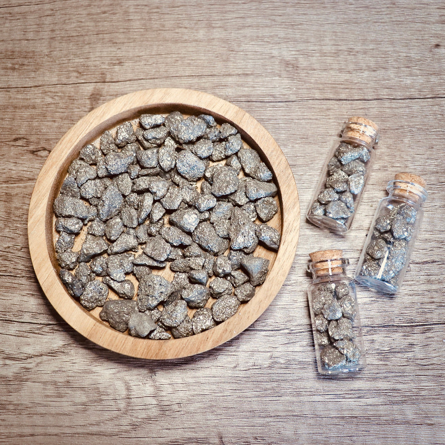 rough pyrite fool's gold