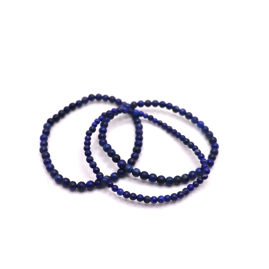 4 mm lapis lazuli elastic bracelet