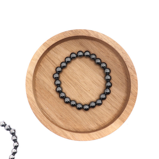 8 mm hematite elastic bracelet