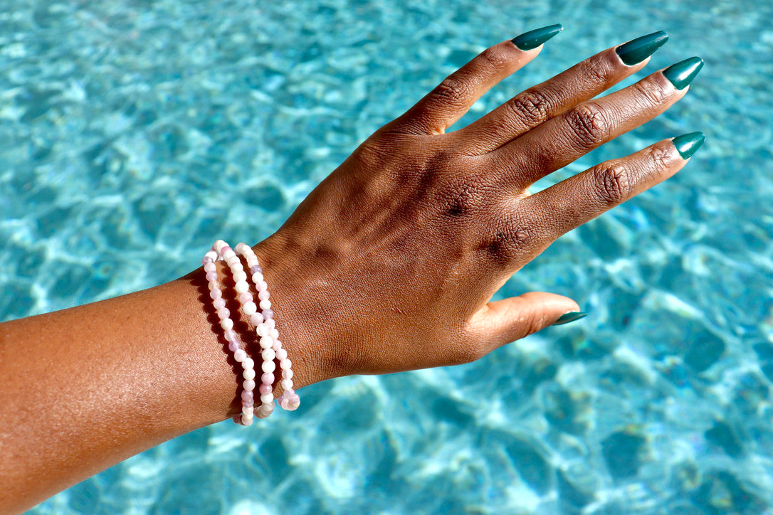 4 mm ruby jade bracelet
