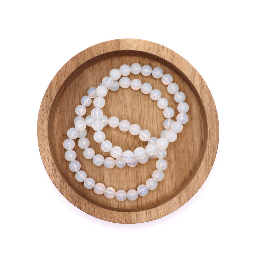8 mm Opalite Elastic Bracelet