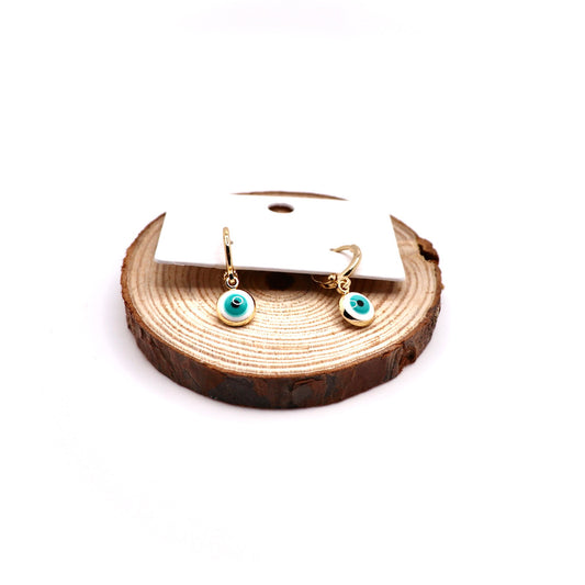 Copper Evil Eye Protection Earrings