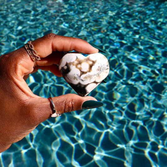 Ocean Jasper Heart