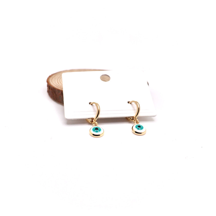 Copper Evil Eye Protection Earrings