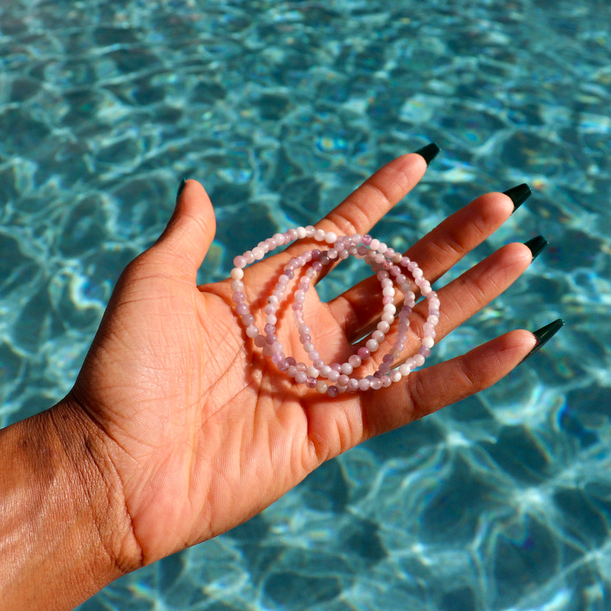 4 mm ruby jade bracelet