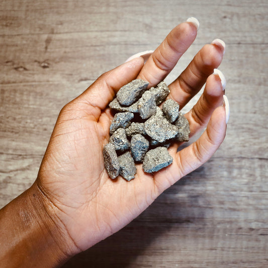 rough pyrite fool's gold