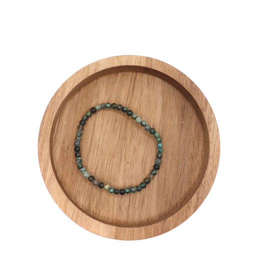 4 mm African turquoise bracelet