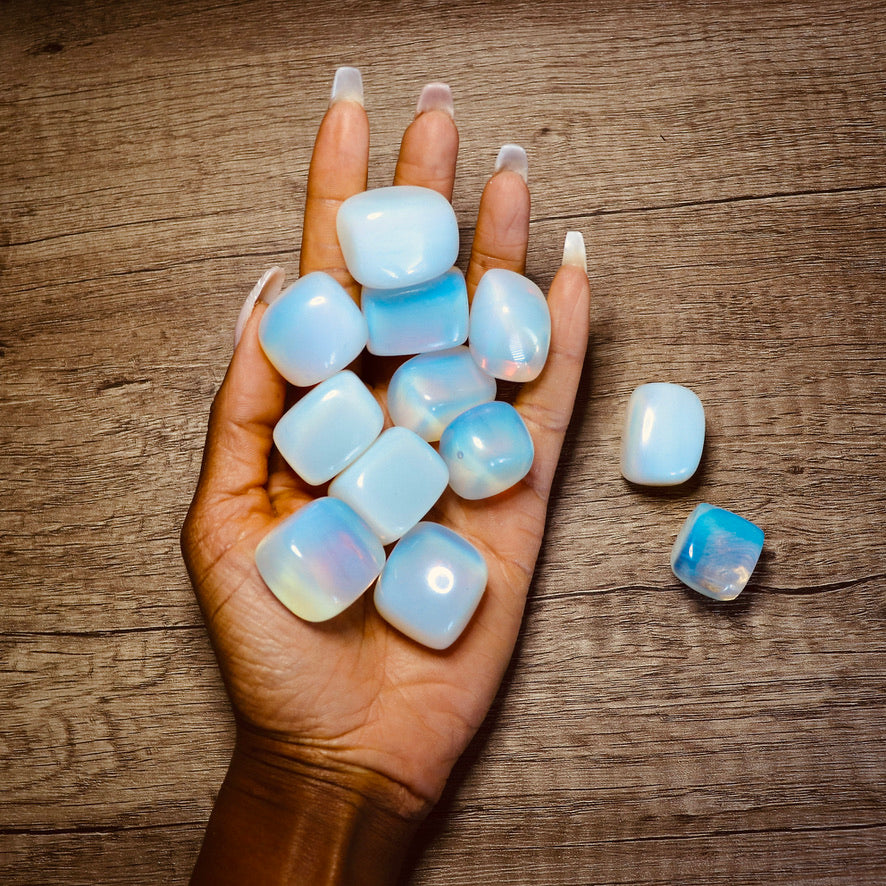 tumbled opalite