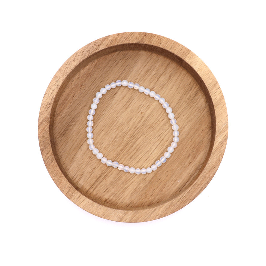 4 mm Opalite Elastic Bracelet