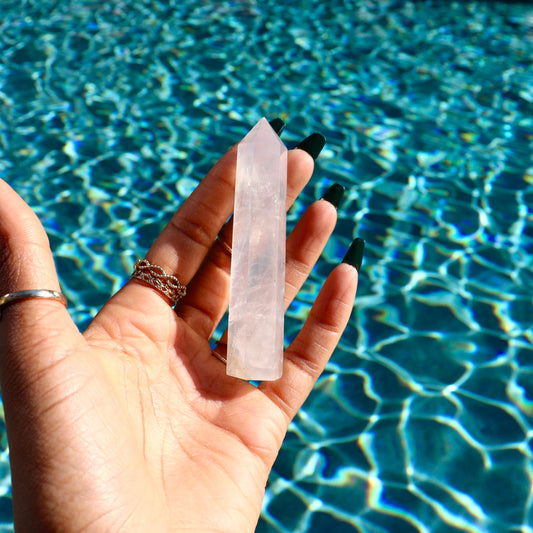 Clear Quartz Tower | Clear Quartz Standing Point (3.75")