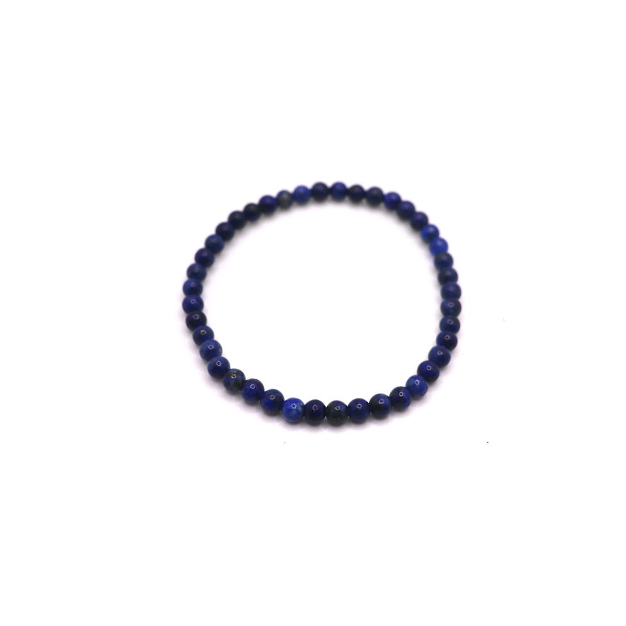 4 mm lapis lazuli elastic bracelet