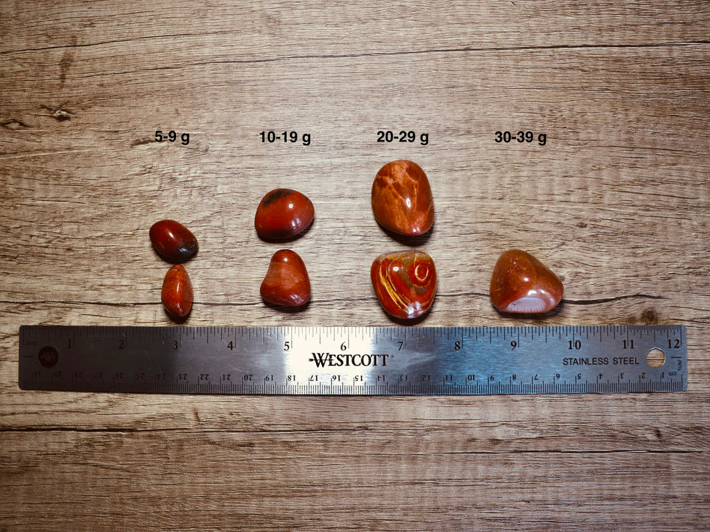 tumbled red jasper