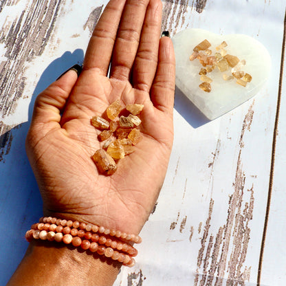 Rough Imperial Topaz Minis - Natural Raw Stone from Brazil