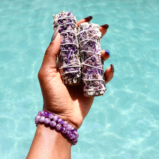 Lavender & White Sage Smudge Stick