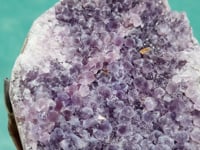 AALIYAH - Druzy Nebula Amethyst with Polished Edges and Cut Base
