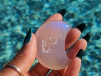 Druzy Aura Agate Moon