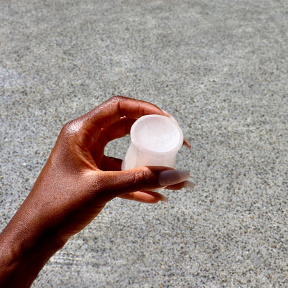 2.5" inch selenite sphere stand