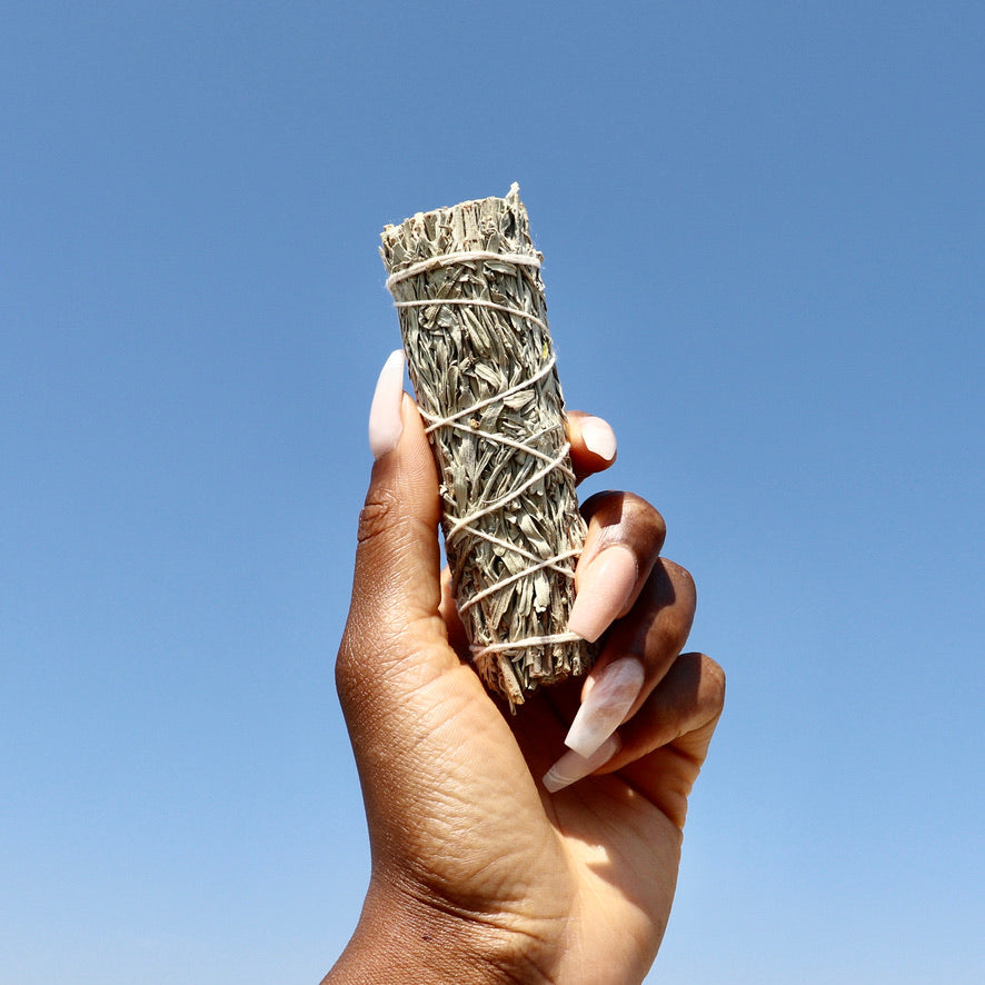 blue sage smudge stick