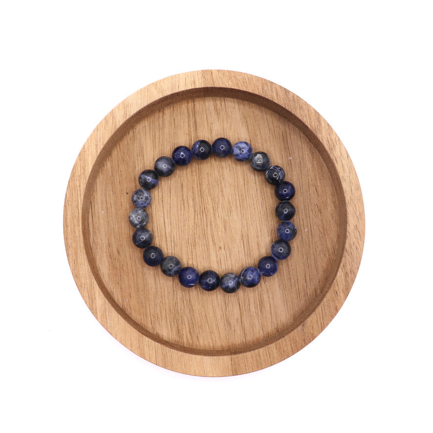 8 mm Sodalite Elastic Bracelet 
