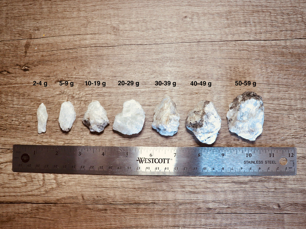 raw rainbow moonstone