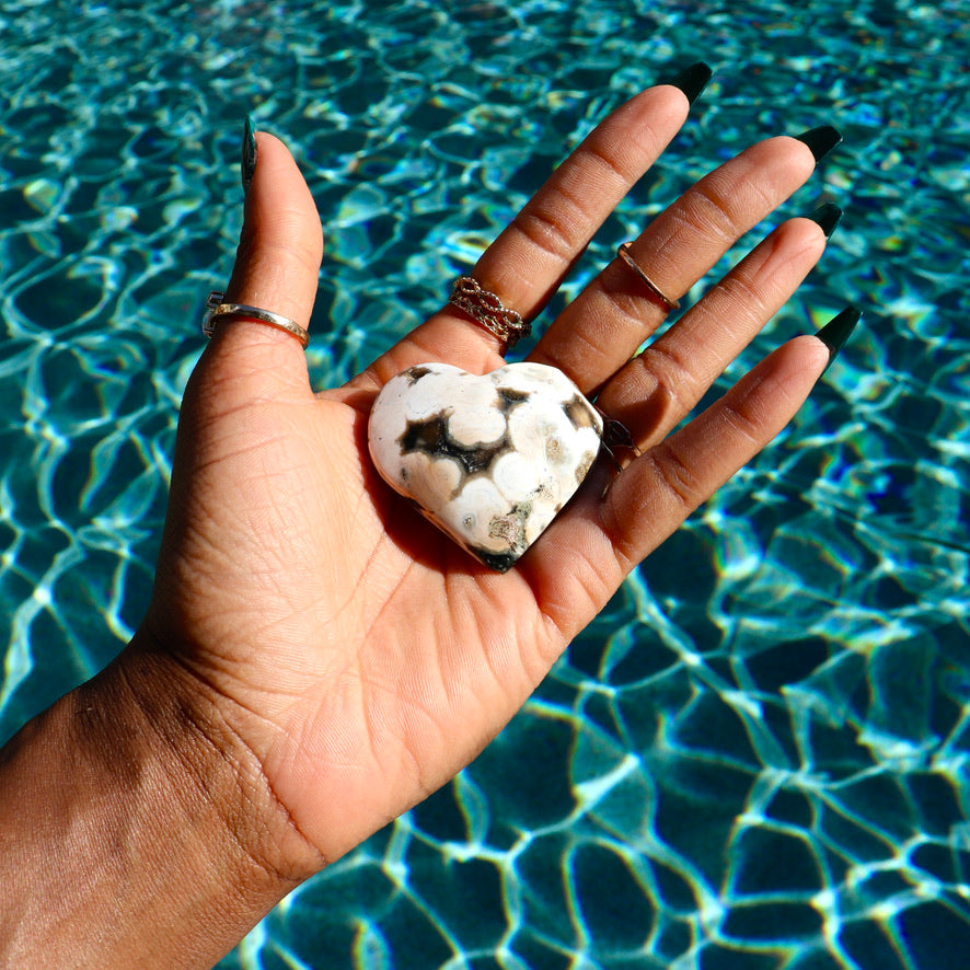 Ocean Jasper Heart