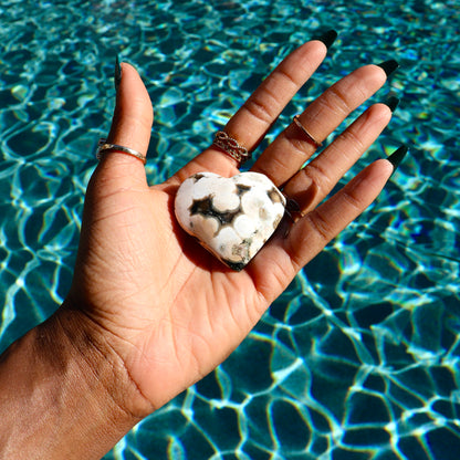 Ocean Jasper Heart