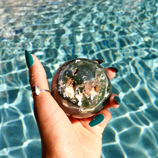 Moss Agate Sphere (2.60")