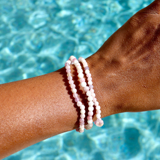 4 mm ruby jade bracelet