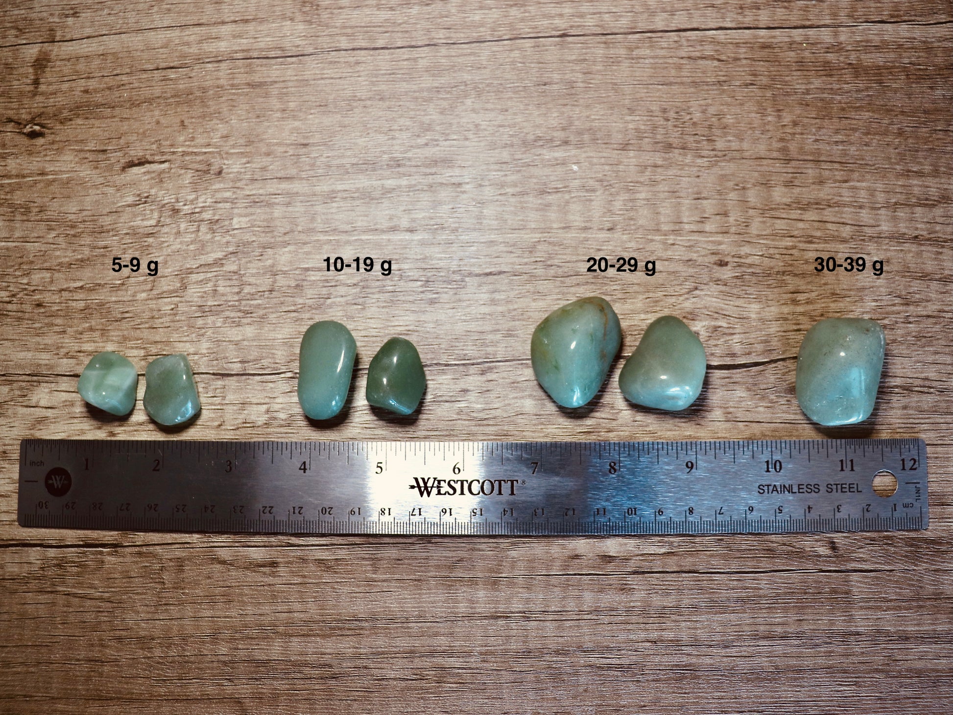 tumbled green aventurine