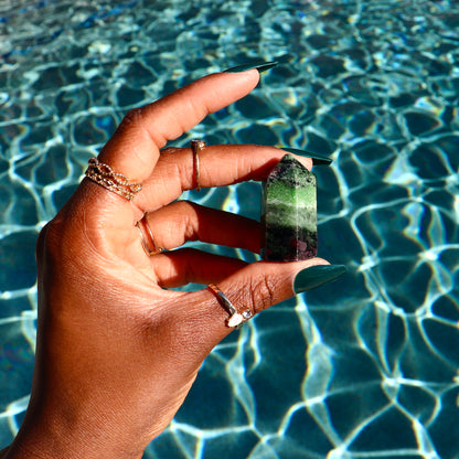 Zoisite and Ruby Zoisite Standing Towers (Standing Points)