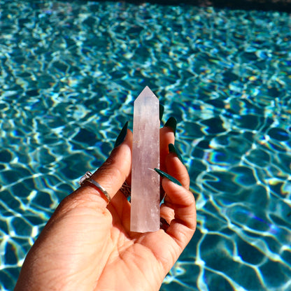 Clear Quartz Tower | Clear Quartz Standing Point (3.75")