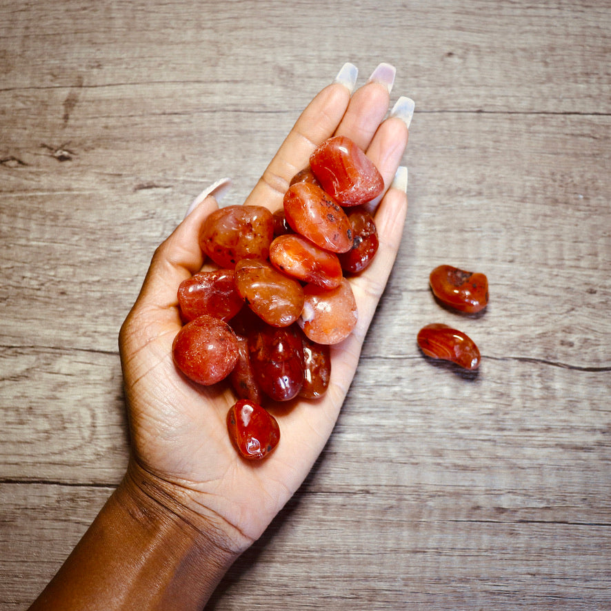 tumbled carnelian