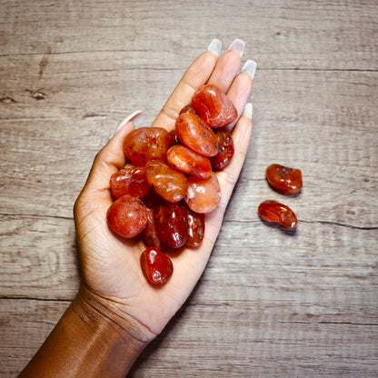 tumbled carnelian