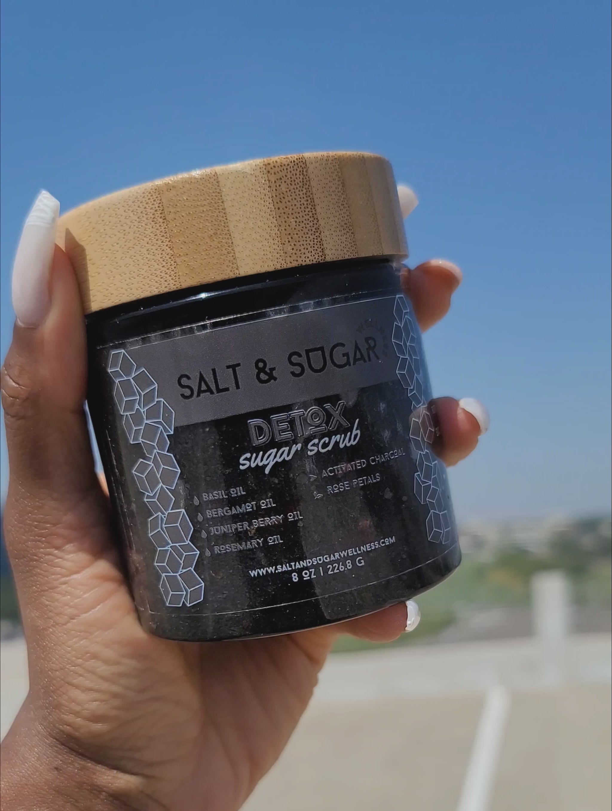 juniper berry black detox all natural handmade bath salt